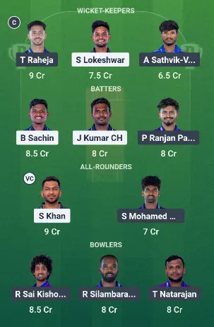  LKK vs ITT Today match Dream11 best team suggestion