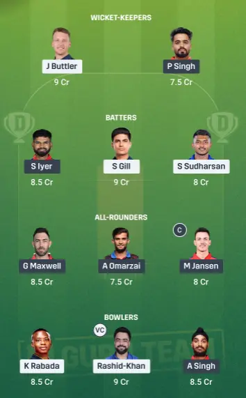 Dream11 Team Choice 2