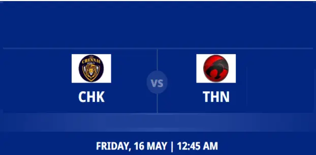 CHK vs THN