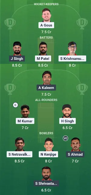 USA vs OMN Dream11 Best Team Suggestion